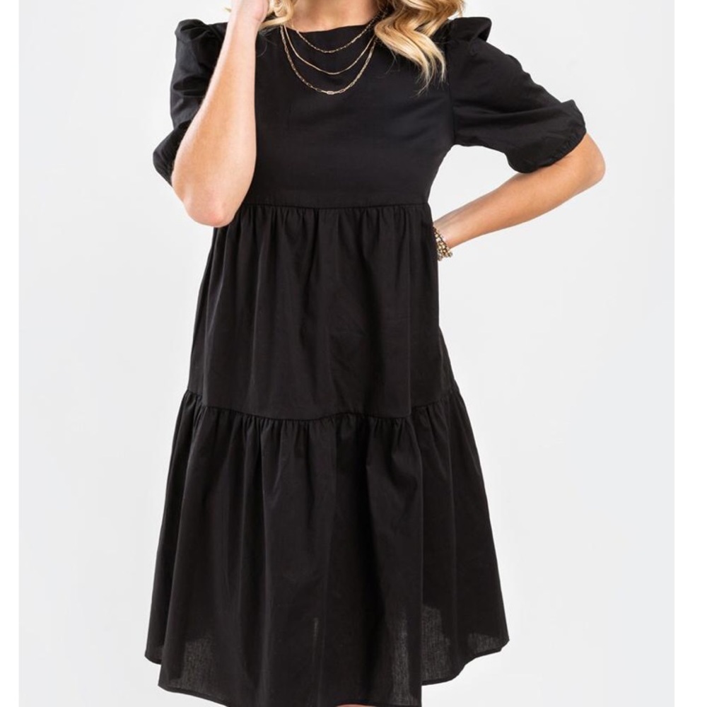 NWT Francesca’s Babydoll Tiered Mini Dress